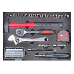 Werkzeugkoffer 92-teilig BASIC
