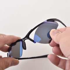 Brillenset mit auswechselbaren polarisierenden Brillengläsern
